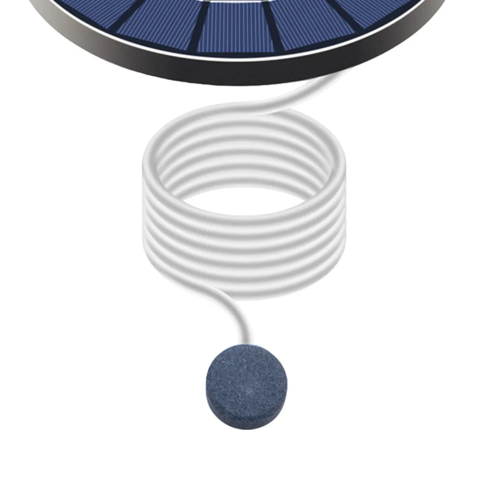 Solar Floating Pond Aerator with Air Hose & Bubble Stone Solar Pond Aerator Qme