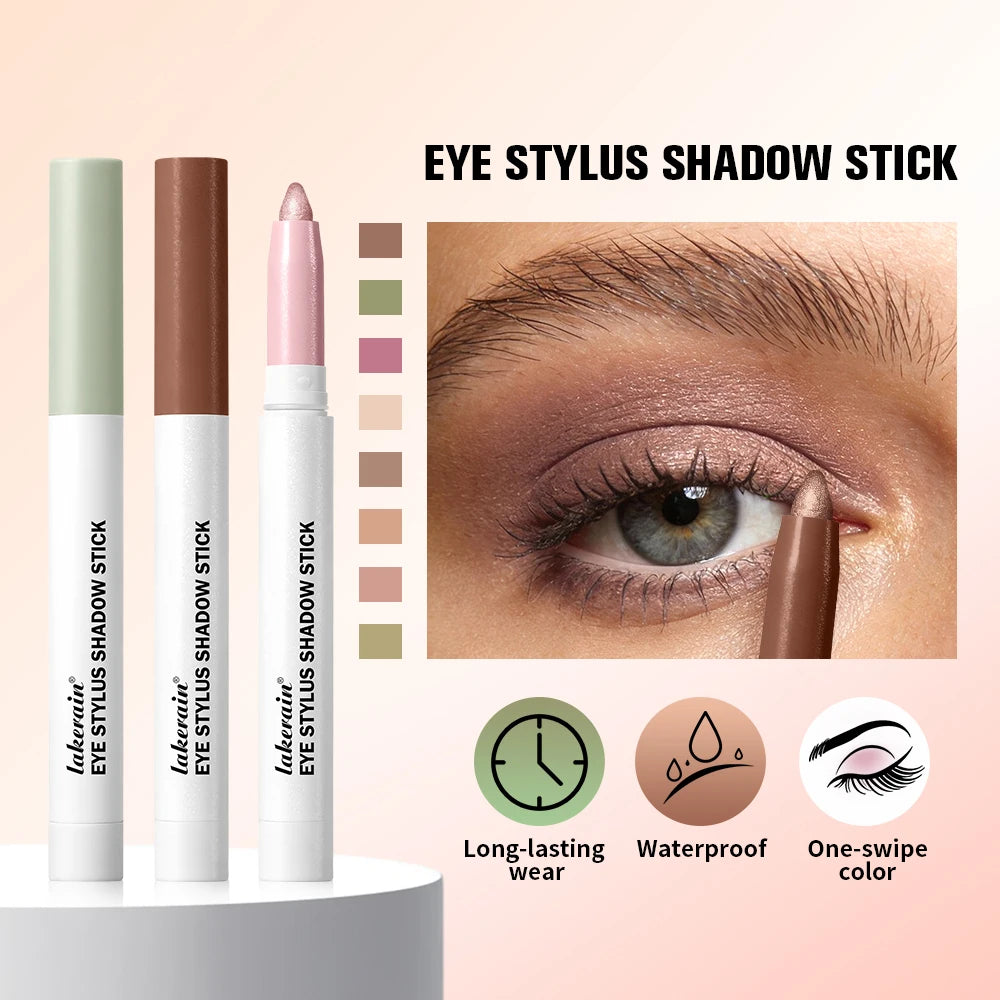 Lakerain Cream Eyeshadow Pen – Pearl Shimmer, Waterproof Cream Eyeshadow Pen Qst