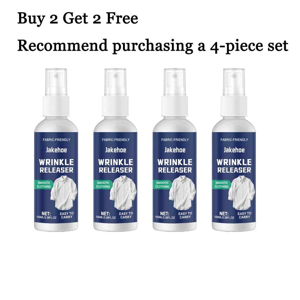 100ml No-Iron Wrinkle Releaser Spray – Portable Garment Care Wrinkle Releaser Spray Qst 4 pcs