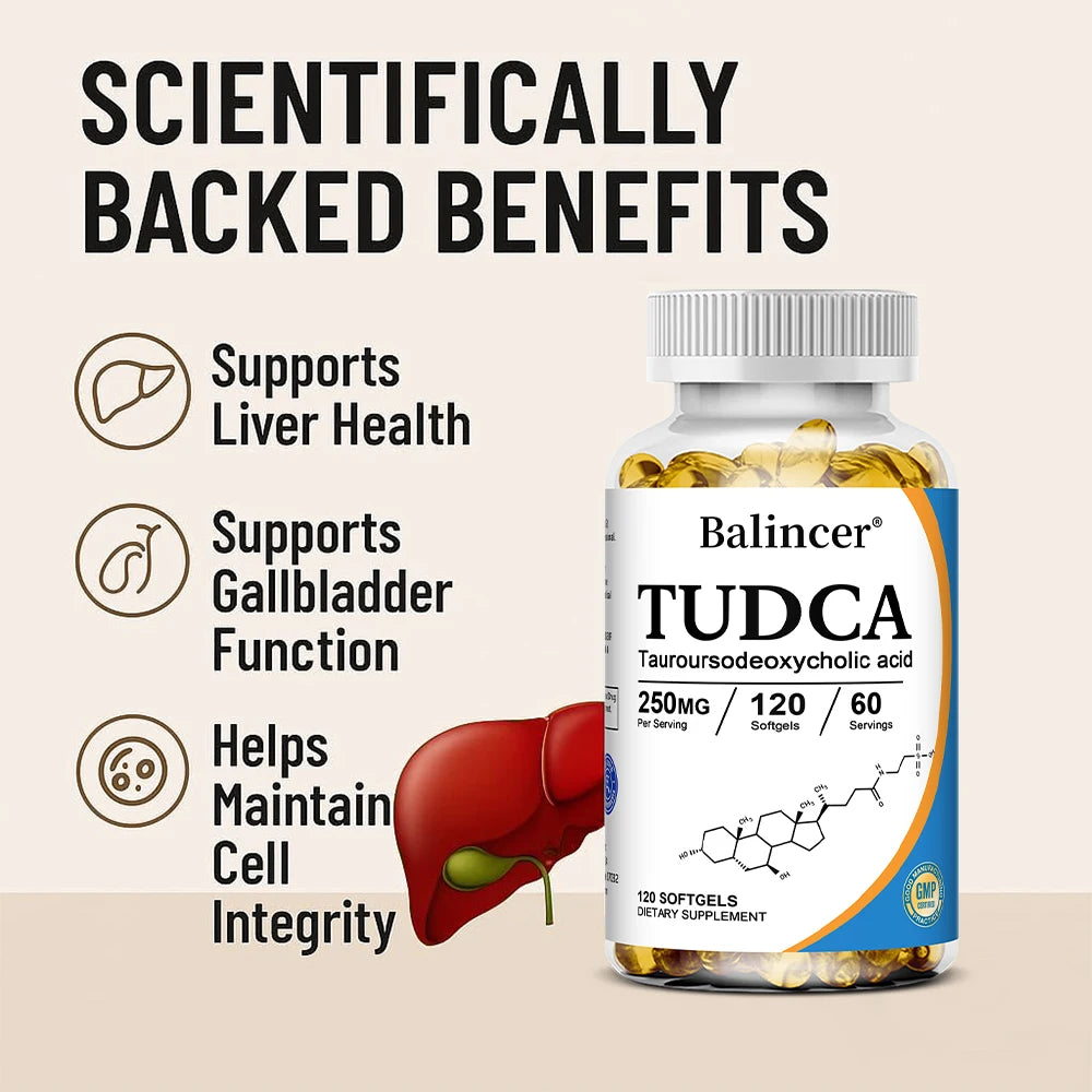 TUDCA Capsules – Liver & Gallbladder Wellness Support | Balincer Wellness Supplement Qst