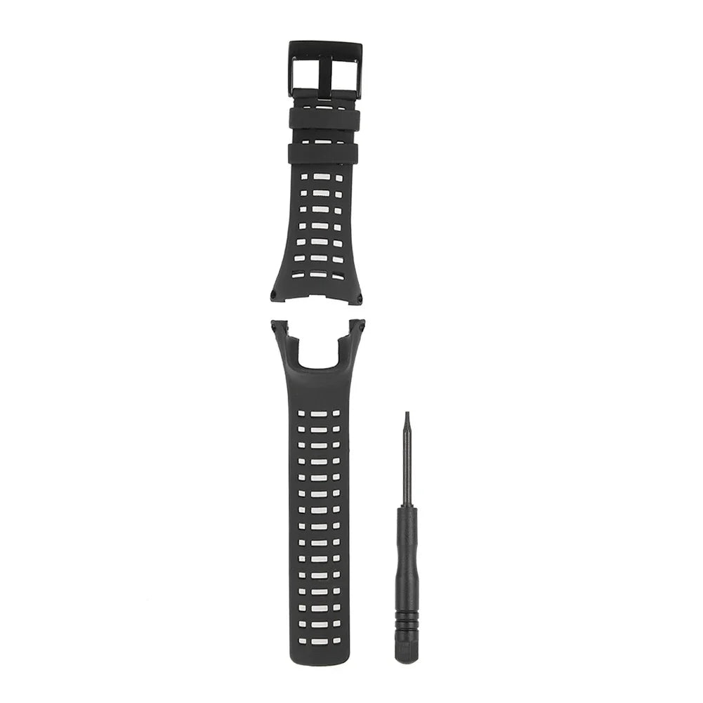 Black Rubber Watch Strap for Suunto Ambit 1 2 3 Watchband Rubber Watch Strap Qme