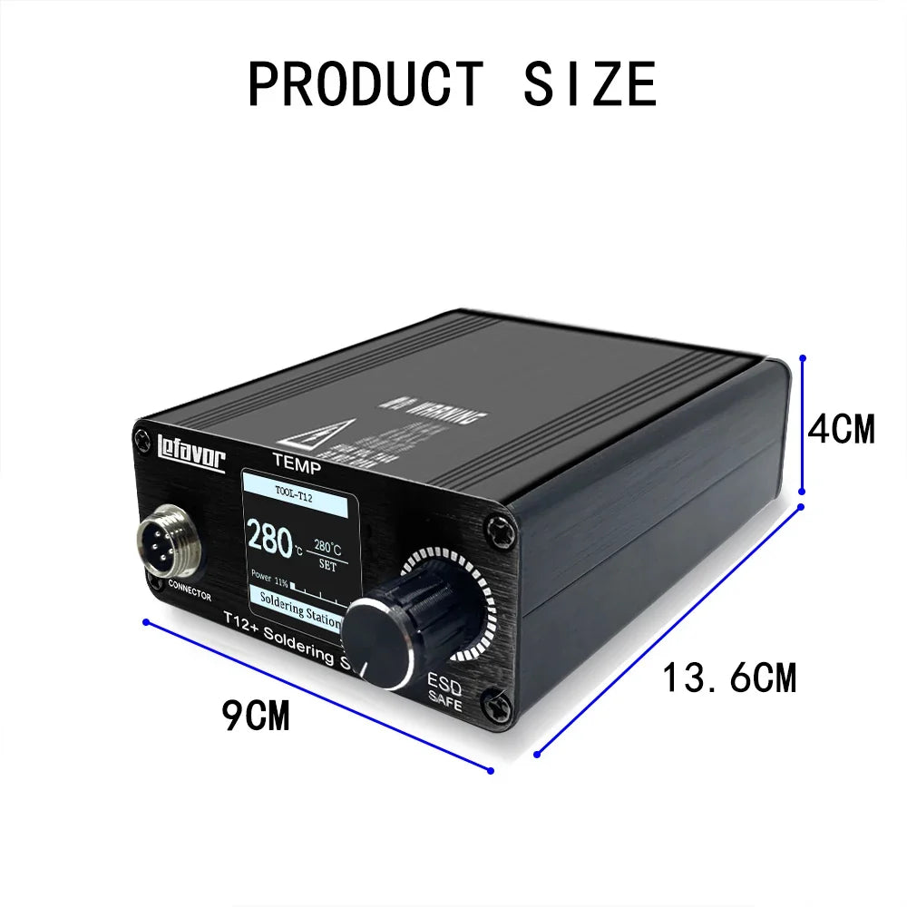 T12 75W Digital Soldering Iron Rework Station | Temp Control Soldering Rework Station Qme