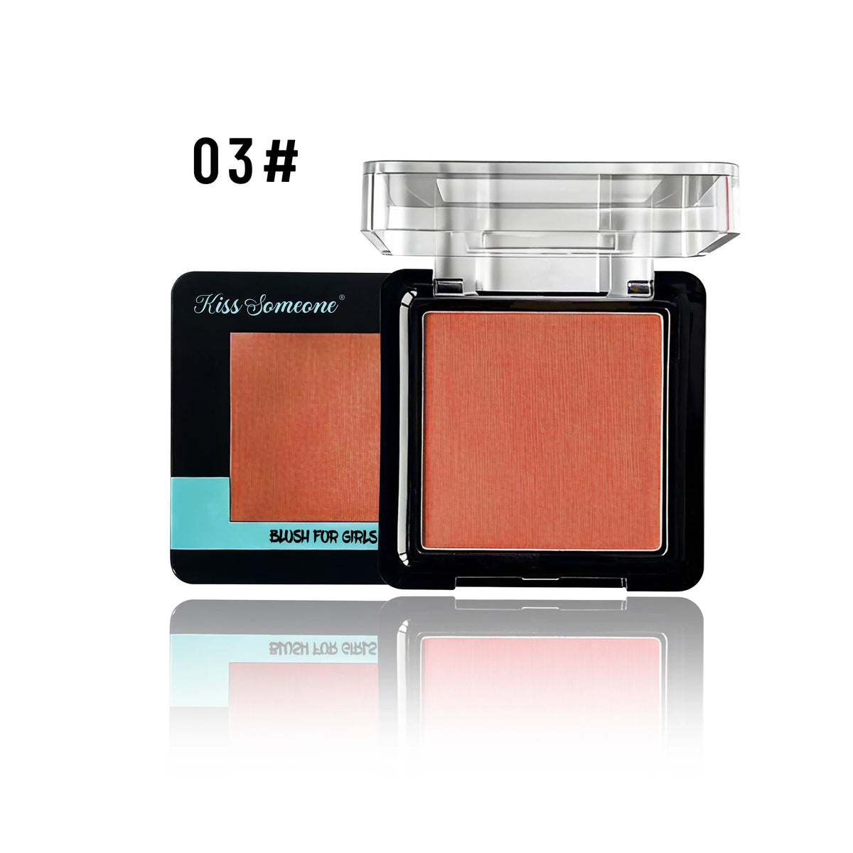 Vegan Matte Blush Powder Palette | 6 Shades, Long-Lasting Matte Blush Palette Qme 03 5g