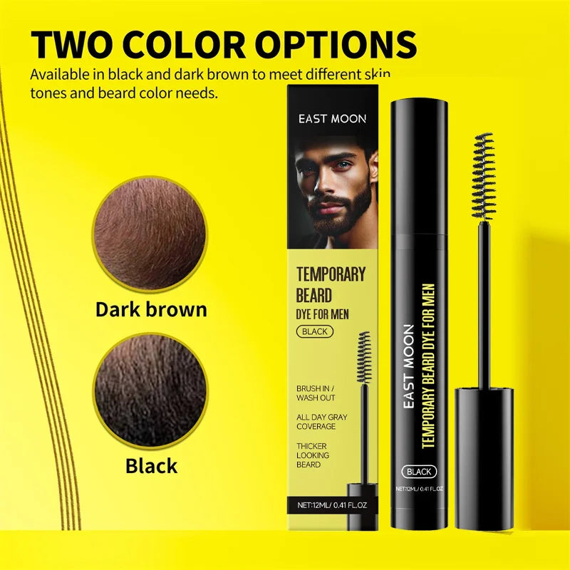 Waterproof Beard Filler Pen – Black Fiber Coloring Enhancer Beard Filler Pen Qme
