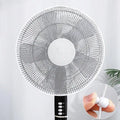 Mesh Fan Cover Drawstring Dust Guard – Baby Finger Protector Fan Safety Cover Qme White