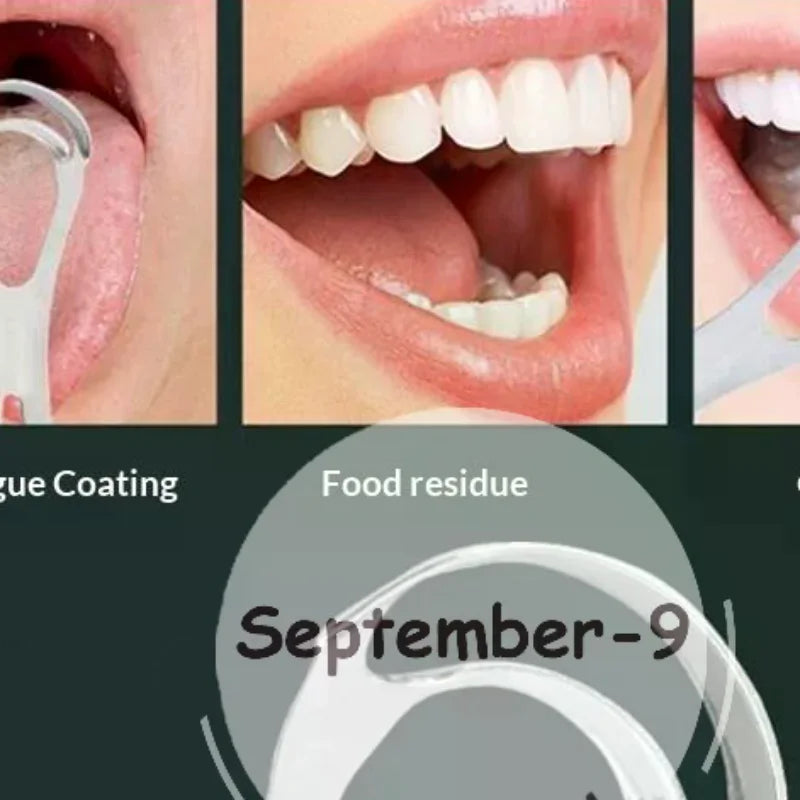 Stainless Steel Tongue Scraper – Fresh Breath Oral Care Tool Tongue Scraper Qme Default Title