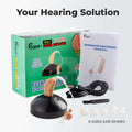 XceeFit BTE Digital Sound Amplifier – Adjustable, Rechargeable Sound Amplifier Qst EU Plug