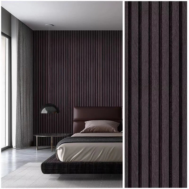 Self-Adhesive Wood Grain Wall Panel Sticker | Waterproof Peel & Stick Wallpaper Qme C 60cm x 300cm