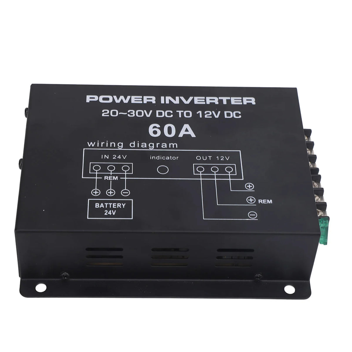 24V to 12V Step-Down Voltage Regulator | Dual-Fan Cooling Voltage Step-Down Converter Qme