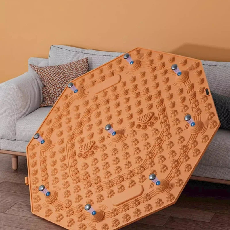 Round Acupressure Foot Board – TCM Jogging Massage Mat Acupressure Foot Board Qme