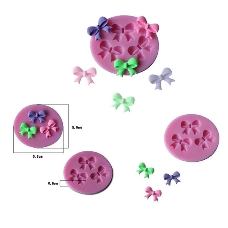 Bow Tie Silicone Mold – 3D Chocolate, Candy & Fondant Baking Silicone Baking Mold Qme