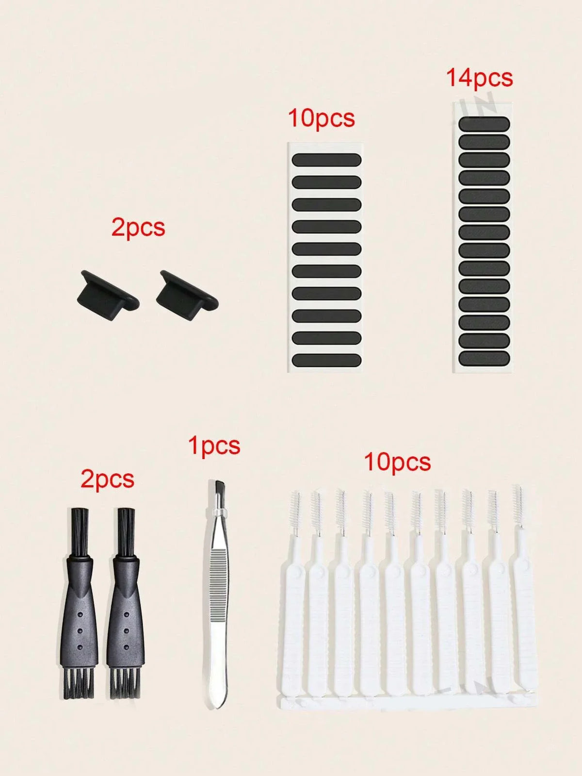 8-Piece Phone Charging Port & Speaker Cleaning Brush Kit Phone Cleaning Kit Qme
