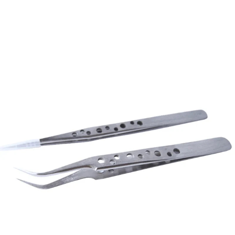 Precision Anti-Static Stainless Steel Tweezers | Qme Precision Tweezers Qme