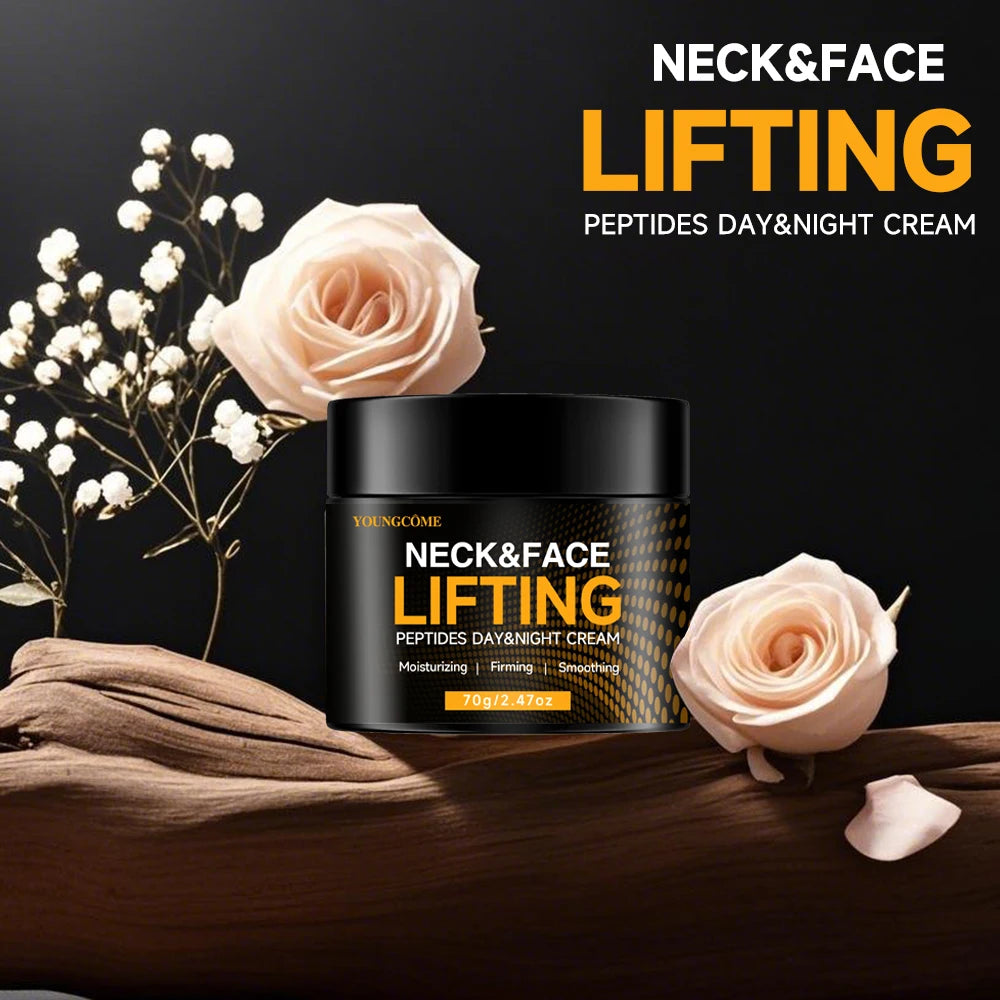 YOUNGCOME Neck & Face Firming Peptide Cream – Moisturiser Neck & Face Cream Qst