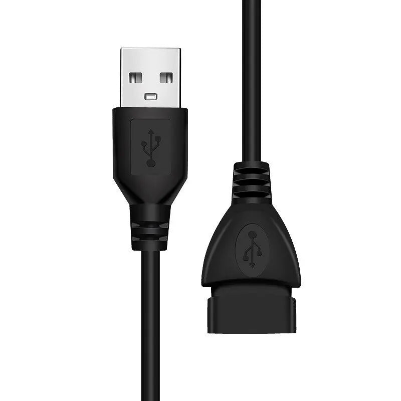 Pure Copper 4-Core USB Cable – Black & White PVC | Qme USB Data Cable Qme