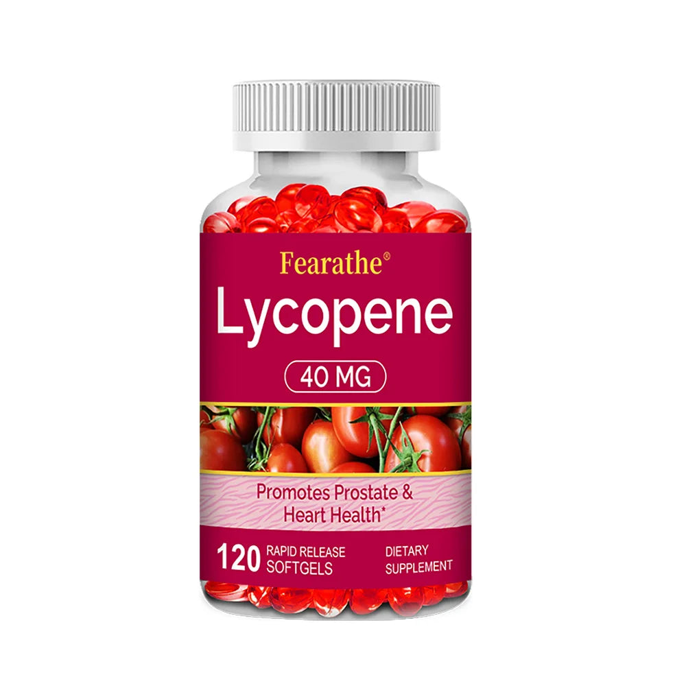Tecepec Lycopene 40mg – Antioxidant & Immune Capsules Lycopene Supplement Qst 120 count-1 bottle
