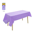 Disposable Waterproof Tablecloths – PE Party & Camping Cover Disposable Tablecloth Qme Purple 4PCS 137X183cm