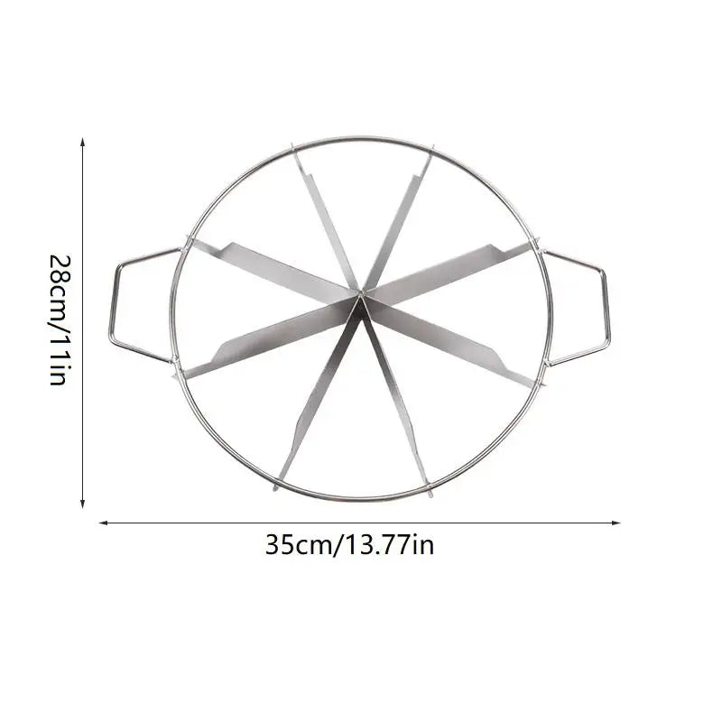 Stainless Steel Pastry Portion Marker Pizza Pie Divider Pastry Portion Divider Qme