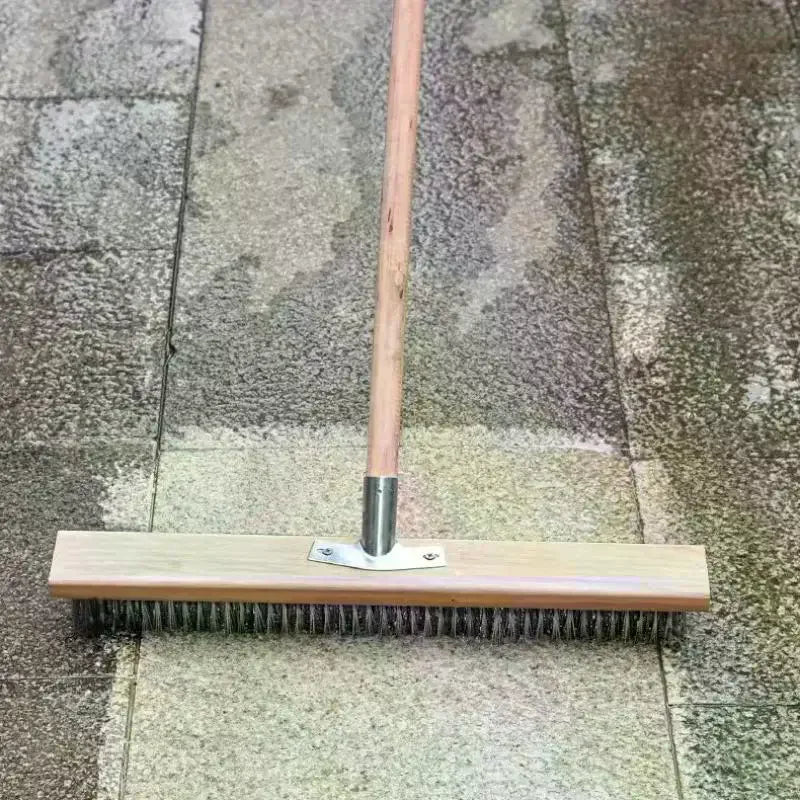 Heavy Duty Steel Wire Deck Brush Head – Patios & Garage Wire Deck Brush Head Qme