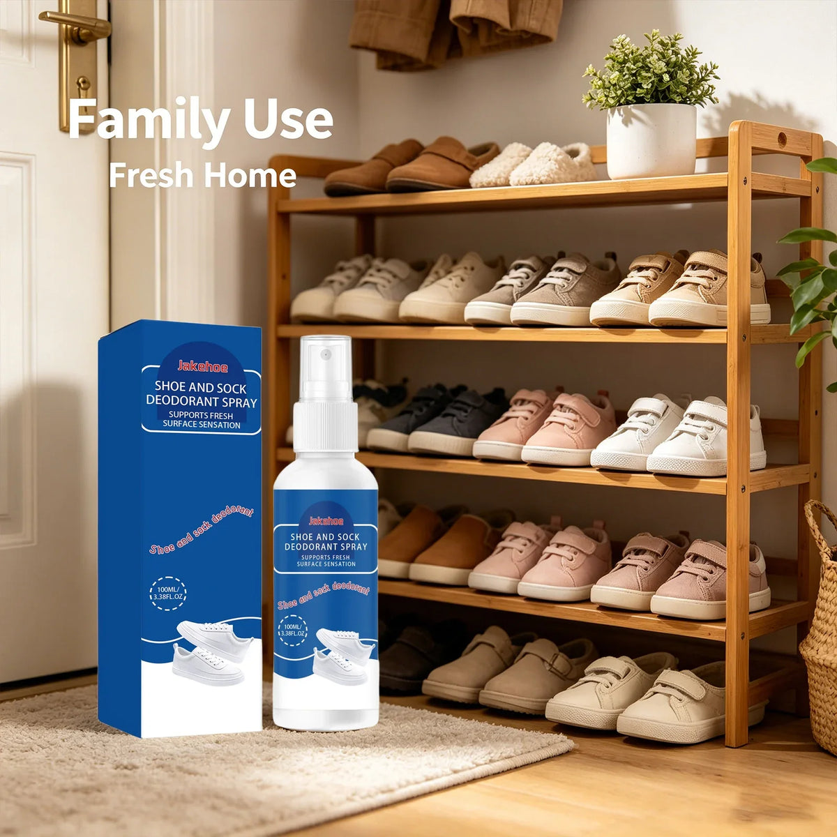 Shoe & Sock Deodorant Spray – Odor Neutralizing Freshener Shoe Deodorant Spray Qme