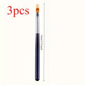 Qme Ombre Nail Art Brush – Gel Gradient Manicure Tool Nail Art Brush Qme Black