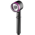 3-Mode Filtered Showerhead – Massage & One-Click Water Stop Filtered Showerhead Qst Purple shower head