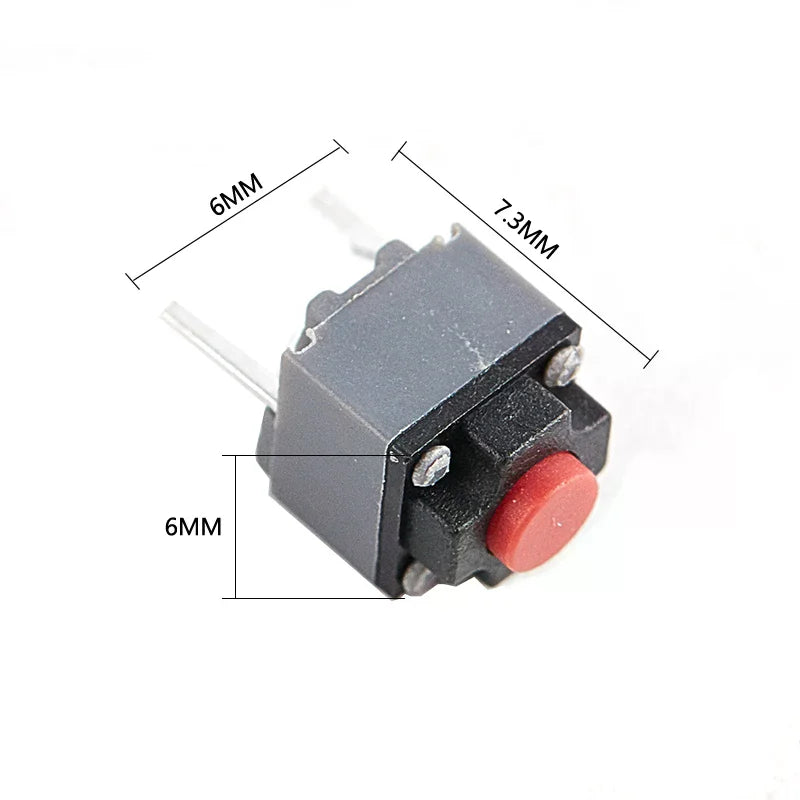 Kailh Silent Mouse Micro Switch 6×6×7.3mm – 10 Pack Mouse Micro Switch Qme