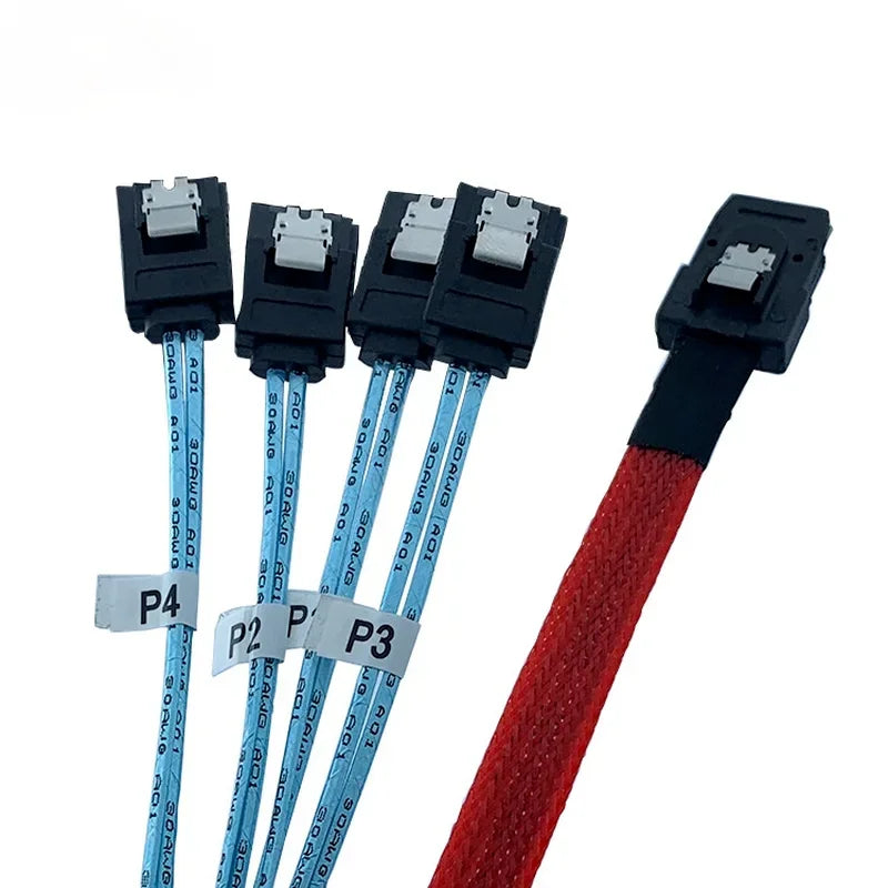 SFF-8643 to 4-Port SATA Internal Cable Adapter | Qme Internal Cable Adapter Qme