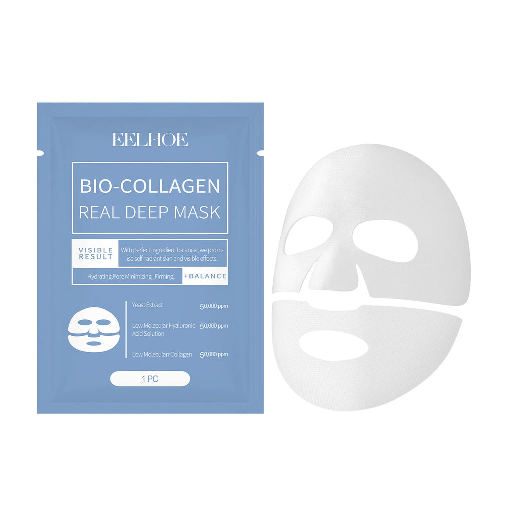 Eelhoe Hydrolyzed Collagen Sheet Mask – Deep Moisturizing Face Collagen Sheet Mask Qst