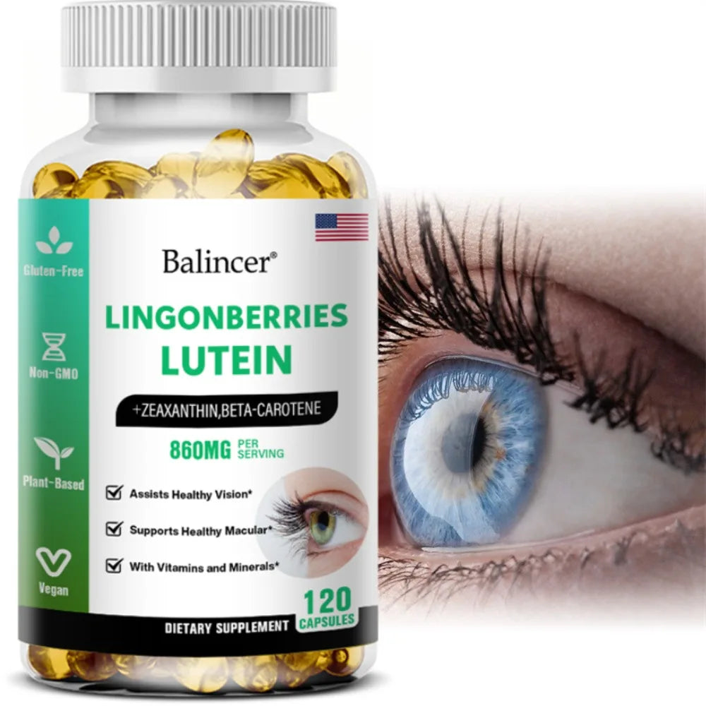Lutein & Zeaxanthin Eye Supplement – Vision & Blue Light Defense Eye Health Supplement Qst