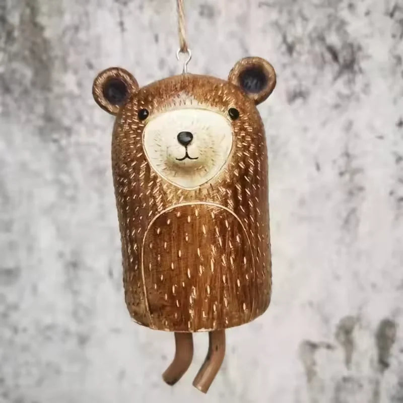 Cute Animal Resin Wind Chime – Garden Décor Wind Bell Gift Decorative Wind Chime Qst