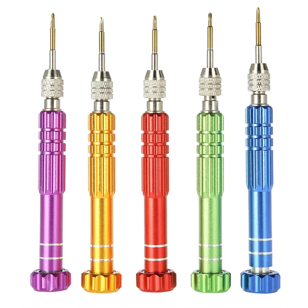 Precision Screwdriver Set – 5 Bits for Watches, Phones & Glasses Precision Screwdriver Set Qme