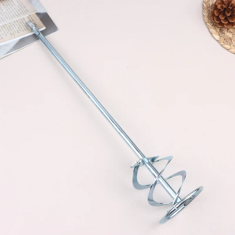 Spiral Mixing Paddle Rod – Paint, Cement & Mud Mixer Drill Bit Drill Mixer Attachment Qme