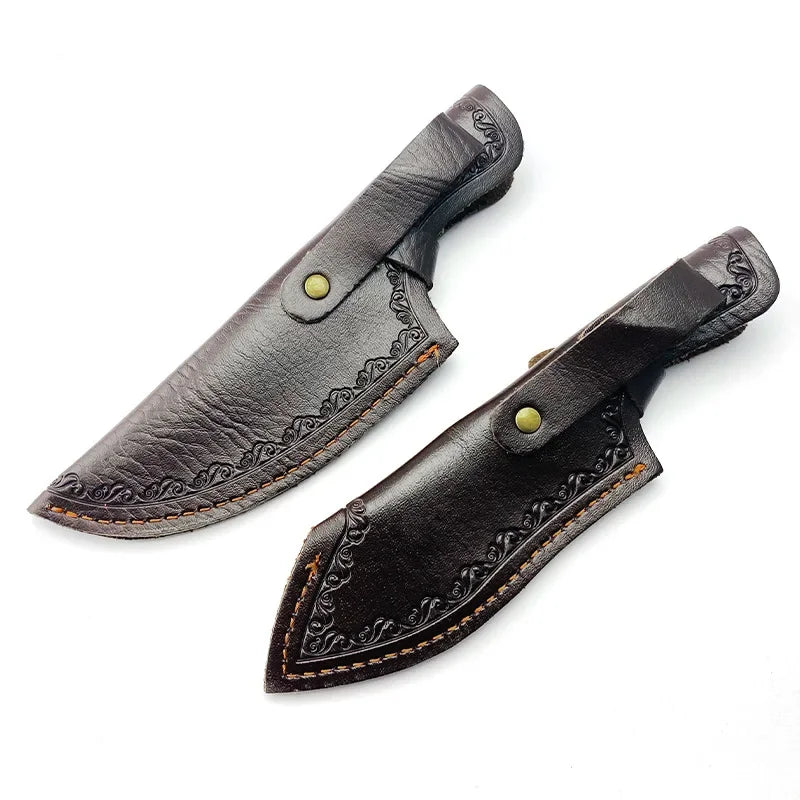 Swayboo PU Leather Knife Sheath for Fixed Blade – Camping Knife Sheath Qst