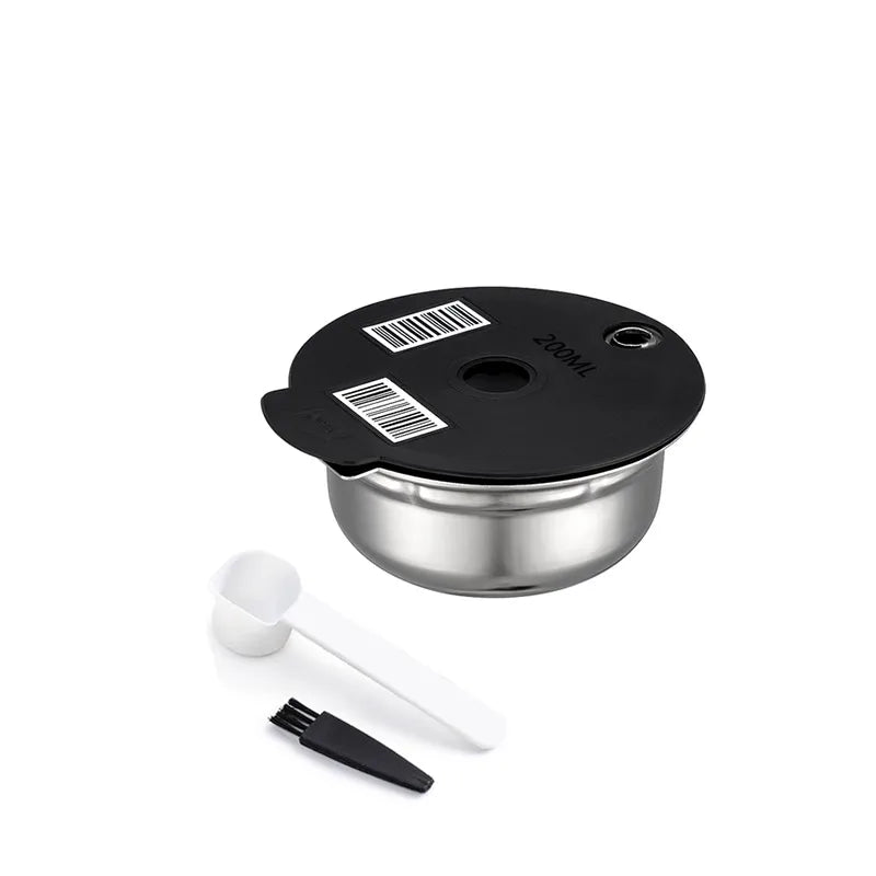 Reusable Stainless Steel Coffee Pods for Bosch Tassimo – RECAFIMIL Reusable Coffee Pods Qst 200ml 1 pod