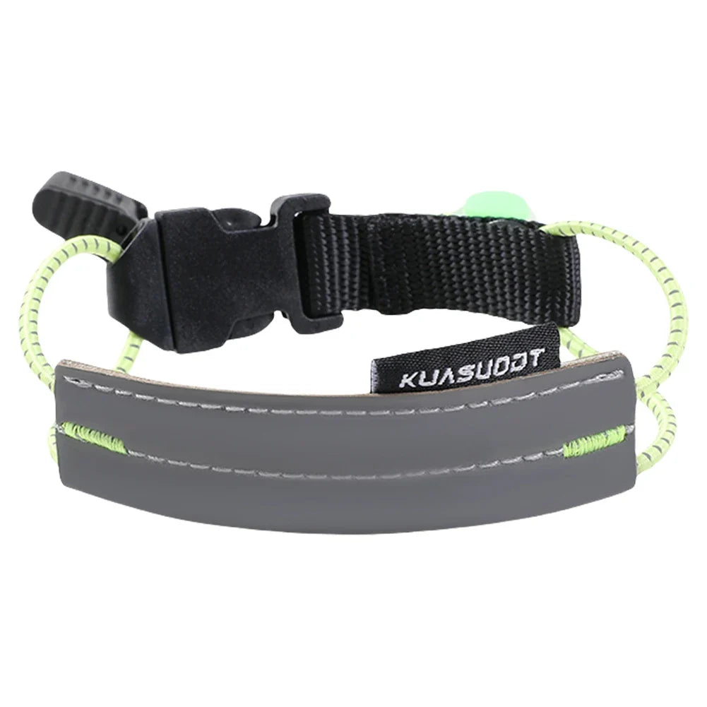 Reflective Cycling Cuff Band – High-Visibility Bike Pants Strap Cycling Cuff Band Qme Green