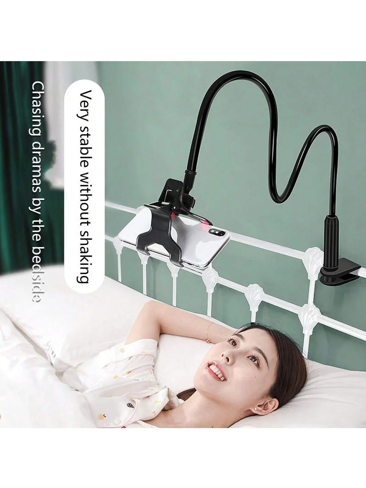 360° Rotating Flexible Phone Holder Stand for Live Streaming Phone Holder Stand Qme