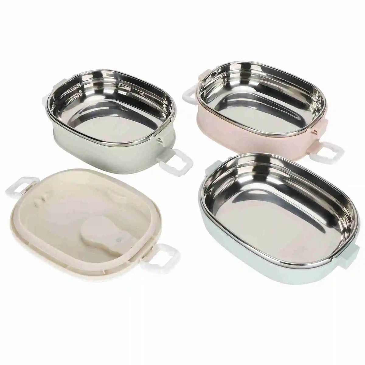 Multi-Layer Stainless Steel Lunch Box – Large Capacity Portable Stainless Steel Lunch Box Qme