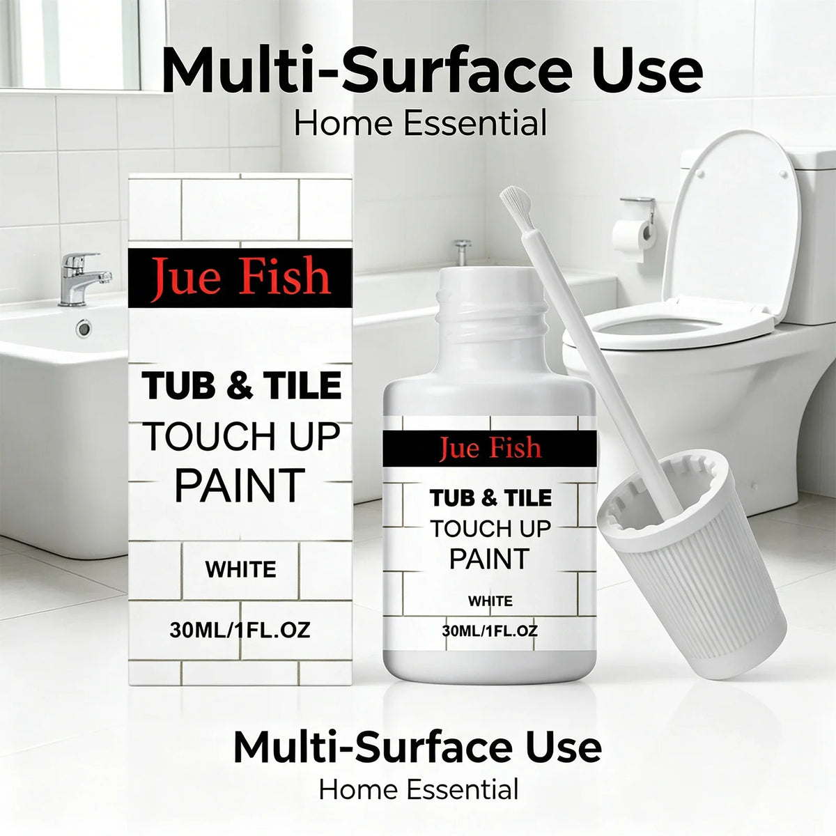 Bathtub Ceramic Repair Paint – Cover Scratches & Restore Shine Ceramic Repair Paint Qme