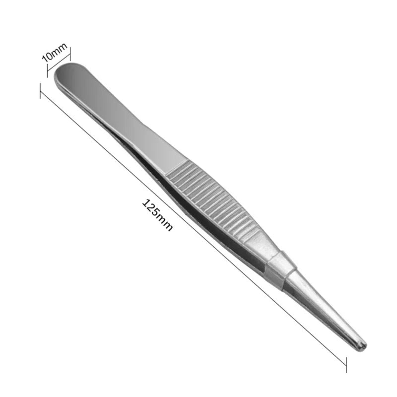 Professional Straight Stainless Steel Tweezers & Thumb Forceps Precision Tweezers Qme