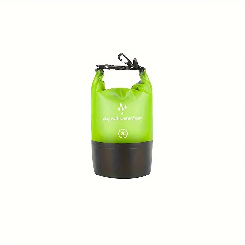 Waterproof Roll-Top Dry Bag | Lightweight PVC Storage Bag Waterproof Dry Bag Qme green