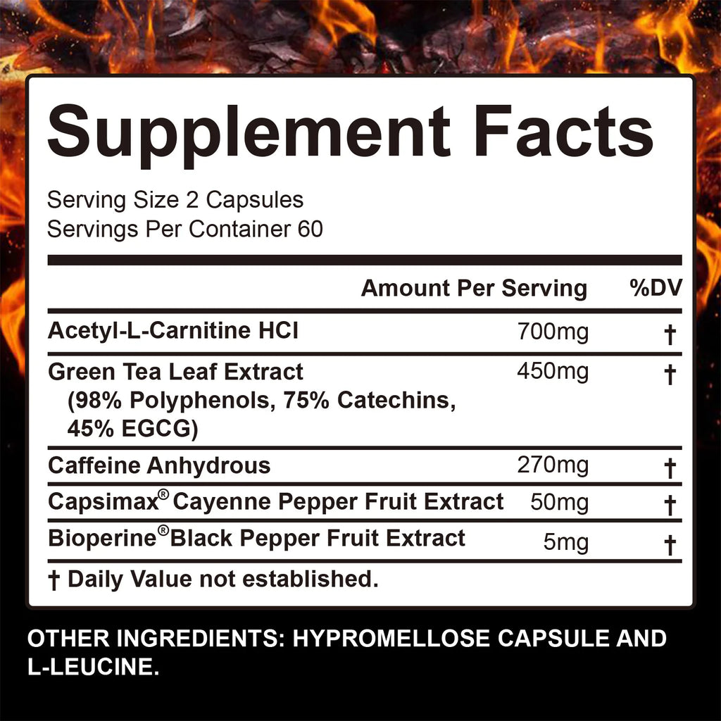 Burn-XT Metabolism Booster Capsules – Energy & Digestive Support Metabolism Booster Supplement Qst