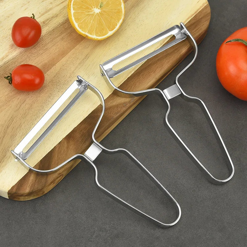 Stainless Steel Vegetable Grater & Peeler – Cabbage Slicer Vegetable Grater Peeler Qme