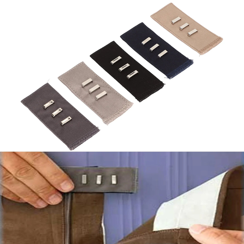 Pants Waist Extender Hook – 5pc Set for Trousers & Skirts Waist Extender Qme