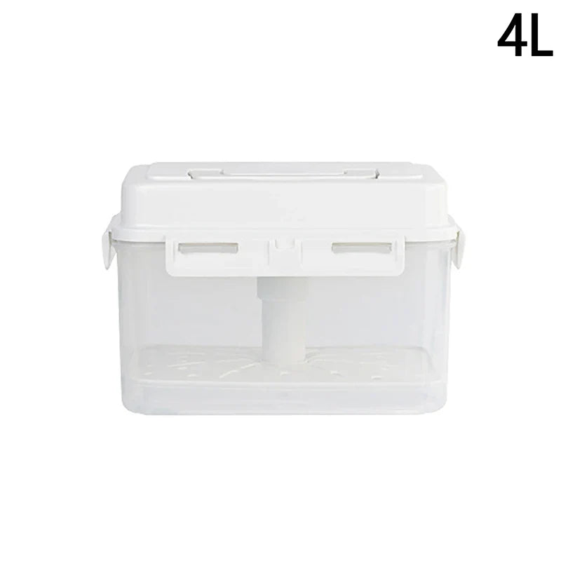 4L Fermentation Jar for Kimchi, Sauerkraut & Pickles Fermentation Container Qme 4L
