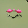 Silicone Protective Eye Goggles | IPL LED UV Tanning Protective Eye Goggles Qme S Rose red
