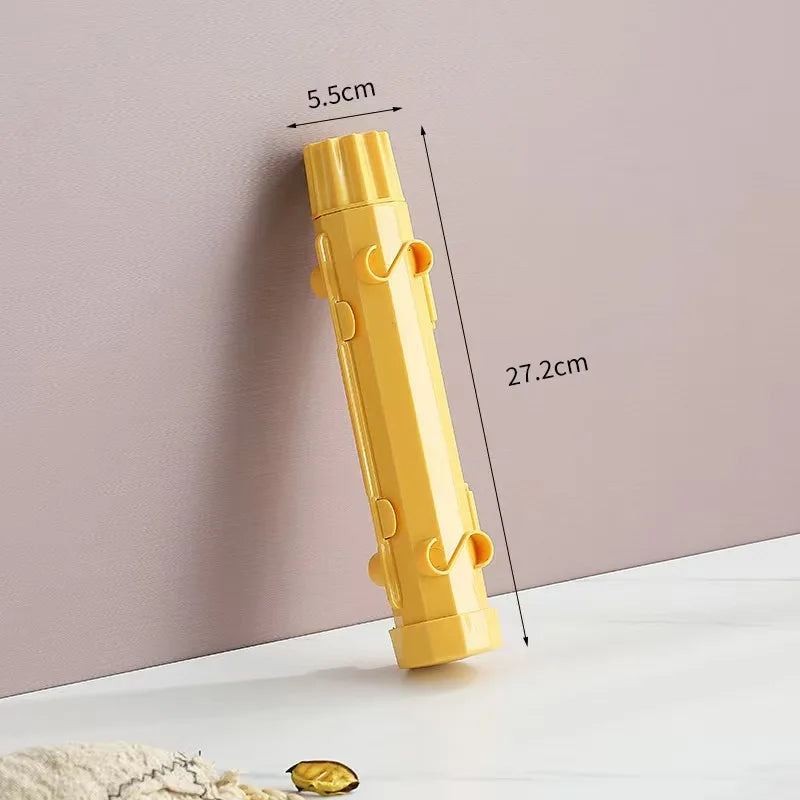 DIY Cylinder Sushi Bazooka Mold – Easy Rice Roll Maker Tool Sushi Mold Tool Qst yellow