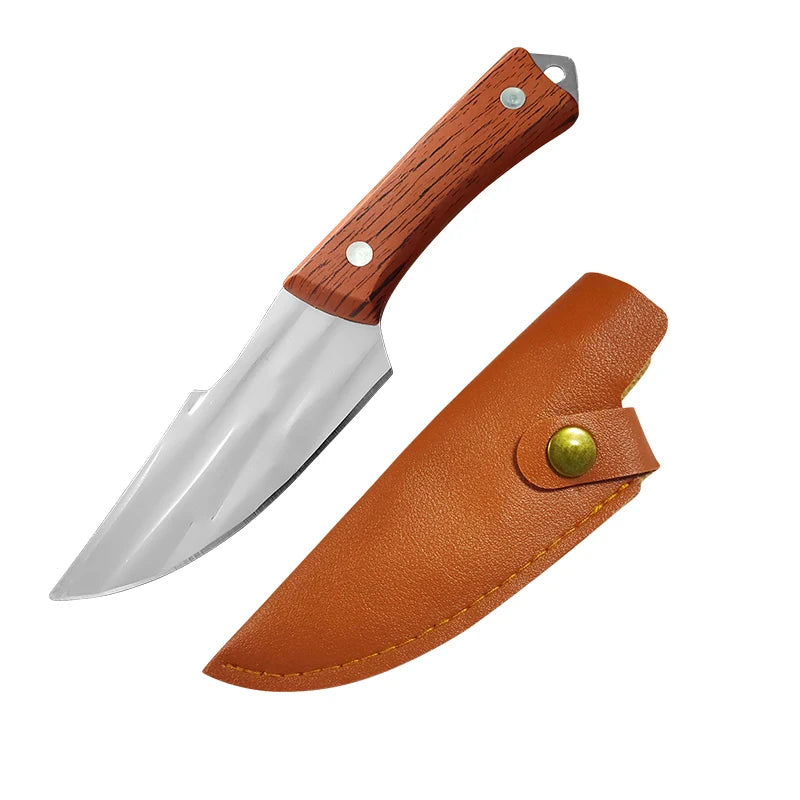 Forged Stainless Steel Kitchen Knife – Meat Cleaver & Boning Kitchen Knife Qst 1PCS knife