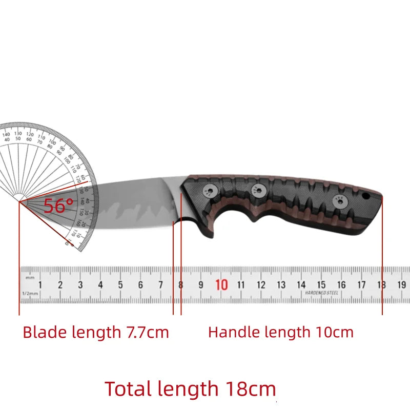 Classic Outdoor Folding Knife – Durable Steel Blade, 18cm Folding Pocket Knife Qst