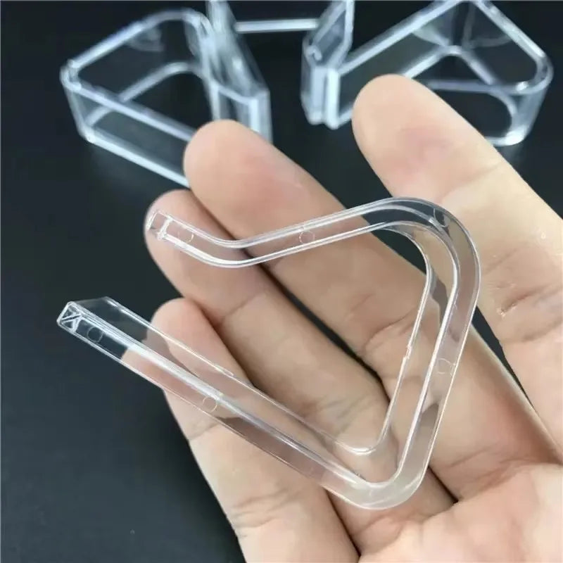 Clear Plastic Tablecloth Clips – Set of 12, Indoor & Outdoor Tablecloth Clips Qme